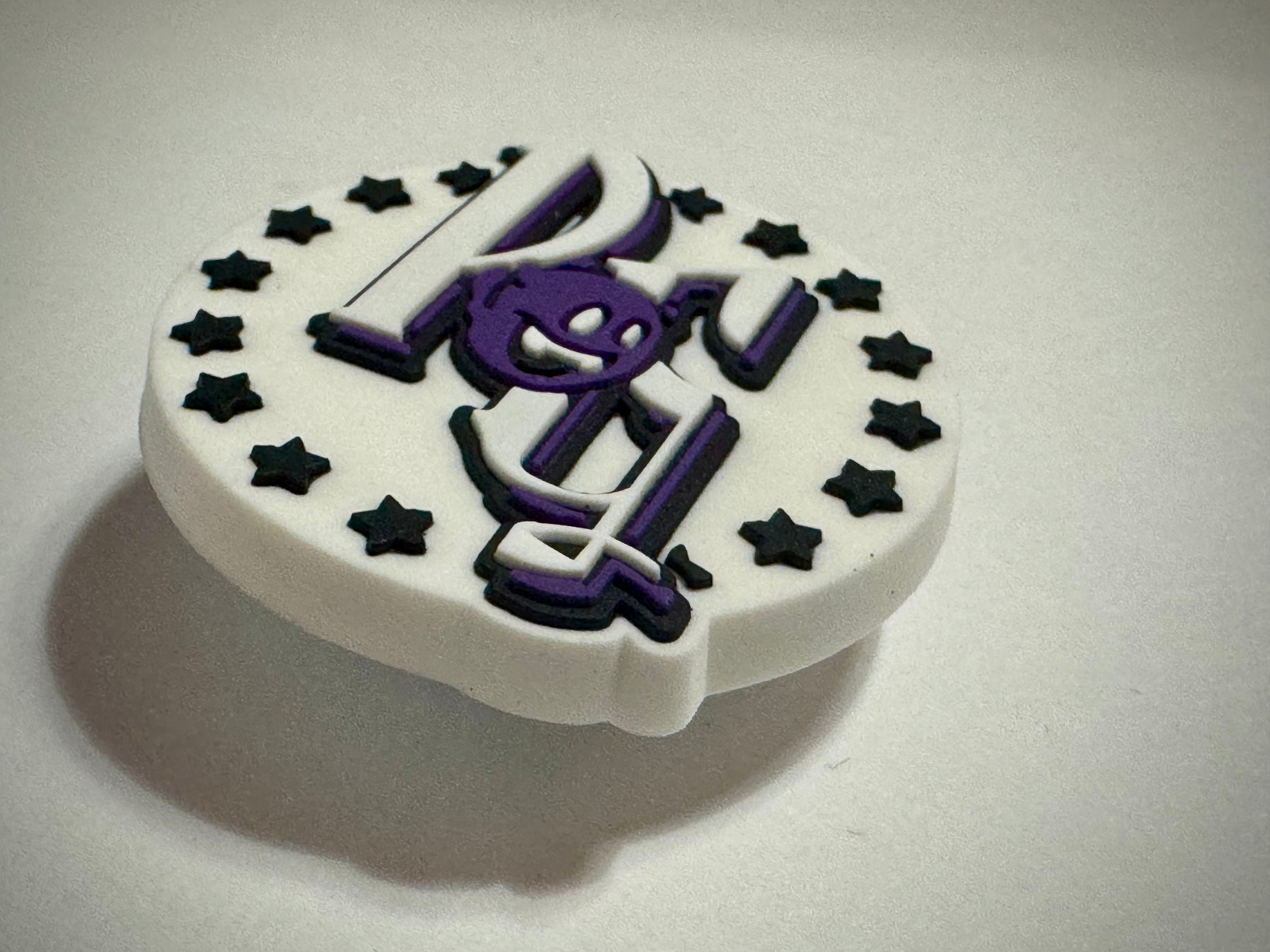 PRPL GHST 3D Croc Charm