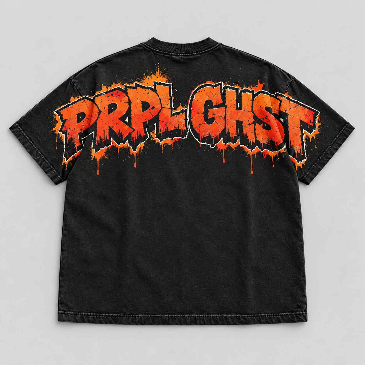 Child's Pay black tee back design mockup