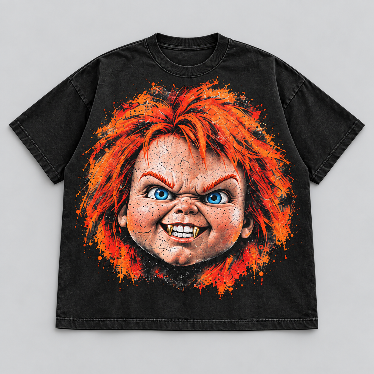 Child's Pay black tee front design mockup